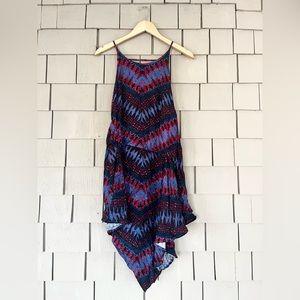Free people Tribal Blue and Red Dress or Tunic, size small.